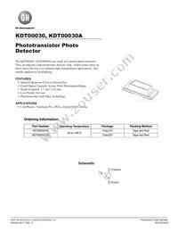 KDT00030ATR Datasheet Cover