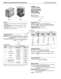 KHS-17A12-120 Datasheet Cover