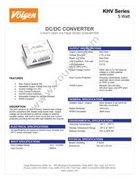 KHV12-2.0K2500N Datasheet Cover