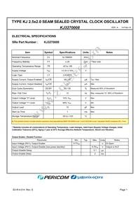 KJ3270008 Datasheet Page 3