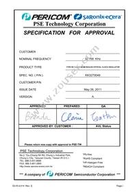 KK3270049 Datasheet Cover