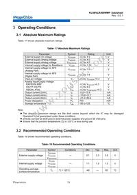 KL5BVCX400WMP Datasheet Page 16