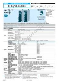 KLNA120F-48 Datasheet Page 2