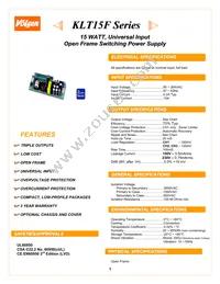 KLT15F-0533 Datasheet Cover