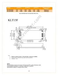 KLT15F-0533 Datasheet Page 2