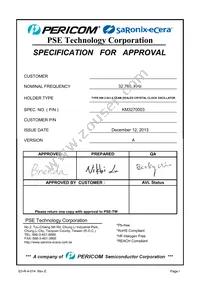 KM3270003 Datasheet Cover