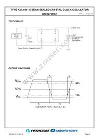 KM3270003 Datasheet Page 4