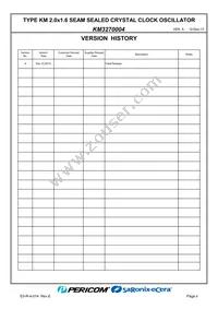 KM3270004 Datasheet Page 2