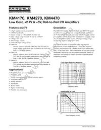 KM4170IS5TR3 Datasheet Cover
