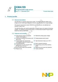 KMA199 Datasheet Cover