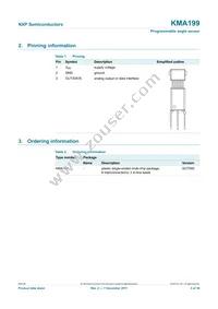 KMA199 Datasheet Page 2