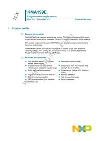 KMA199E Datasheet Cover