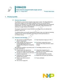 KMA220J Datasheet Cover