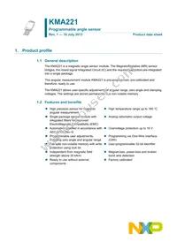 KMA221J Datasheet Cover