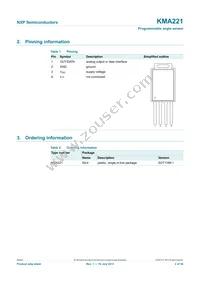 KMA221J Datasheet Page 2