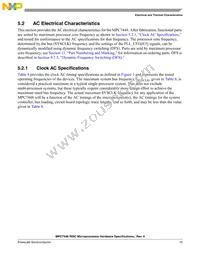 KMC7448VU1267ND Datasheet Page 15