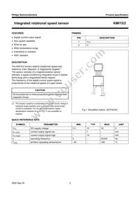 KMI15/2/V3PX Datasheet Page 2