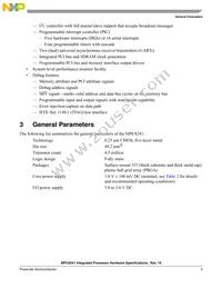 KMPC8241TVR166D Datasheet Page 5