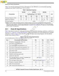 KMPC8241TVR166D Datasheet Page 14