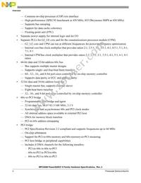 KMPC8280ZUUPEA Datasheet Page 4