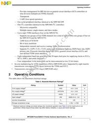 KMPC8280ZUUPEA Datasheet Page 7