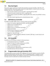 KMPC8323ZQAFDC Datasheet Page 5