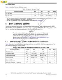 KMPC8347ZUAJDB Datasheet Page 16