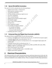 KMPC8379VRALG Datasheet Page 6