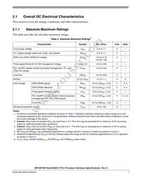 KMPC8379VRALG Datasheet Page 7