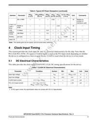 KMPC8379VRALG Datasheet Page 13