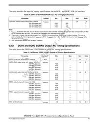 KMPC8379VRALG Datasheet Page 19