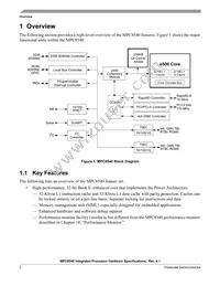 KMPC8540PX667LC Datasheet Page 2