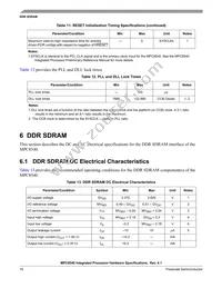 KMPC8540PX667LC Datasheet Page 16