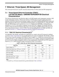 KMPC8560PX667JB Datasheet Page 23