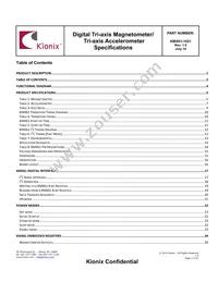 KMX61-1021-PR Datasheet Page 2
