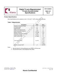KMX61-1021-PR Datasheet Page 5