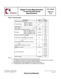 KMX61-1021-PR Datasheet Page 7
