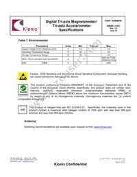 KMX61-1021-PR Datasheet Page 13