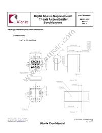 KMX61-1021-PR Datasheet Page 15