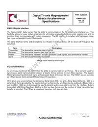 KMX61-1021-PR Datasheet Page 17