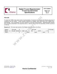 KMX61-1021-PR Datasheet Page 21