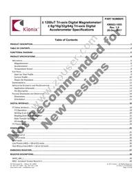 KMX63-1055 Datasheet Page 2