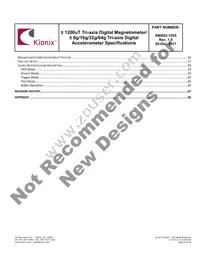 KMX63-1055 Datasheet Page 4