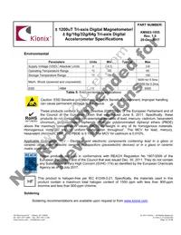 KMX63-1055 Datasheet Page 12