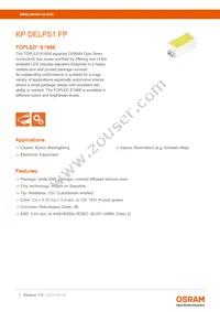 KP DELPS1.FP-UGVI-34-Z555-10-S Datasheet Cover