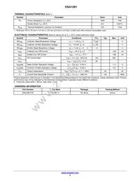 KSA1281OBU Datasheet Page 2