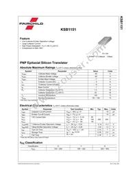 KSB1151YSTSSTU Datasheet Page 2