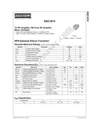 KSC1674COTA Datasheet Page 2