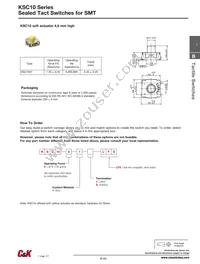 KSC421V30ACT3.17 Datasheet Page 15