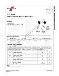 KSC5019MBU Datasheet Page 2